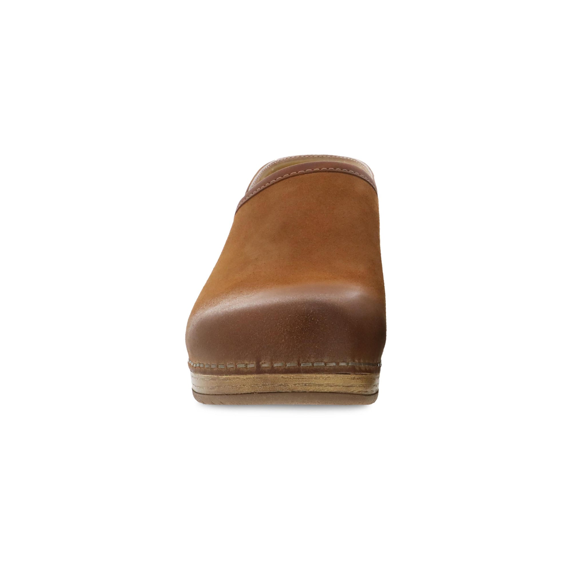 Toe image of Brenna Tan Burnished Suede