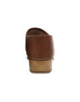 Heel image of Brenna Tan Burnished Suede