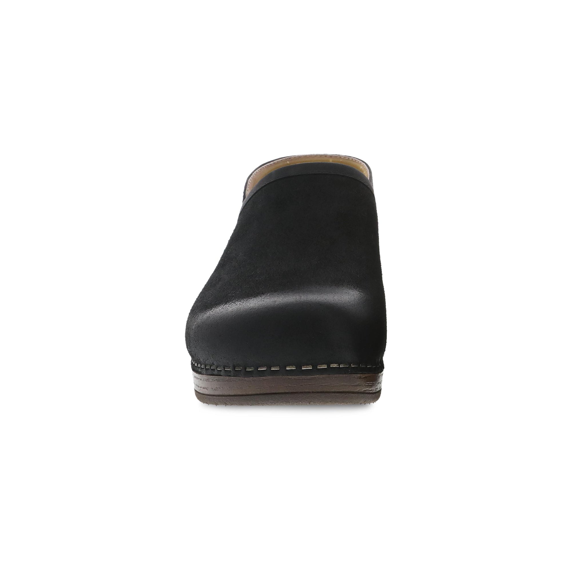 Toe image of Brenna Black Burnished Suede
