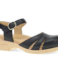 Primary image of Margreta Mary Jane Clog Black Leather