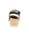Heel image of Margreta Mary Jane Clog Black Leather