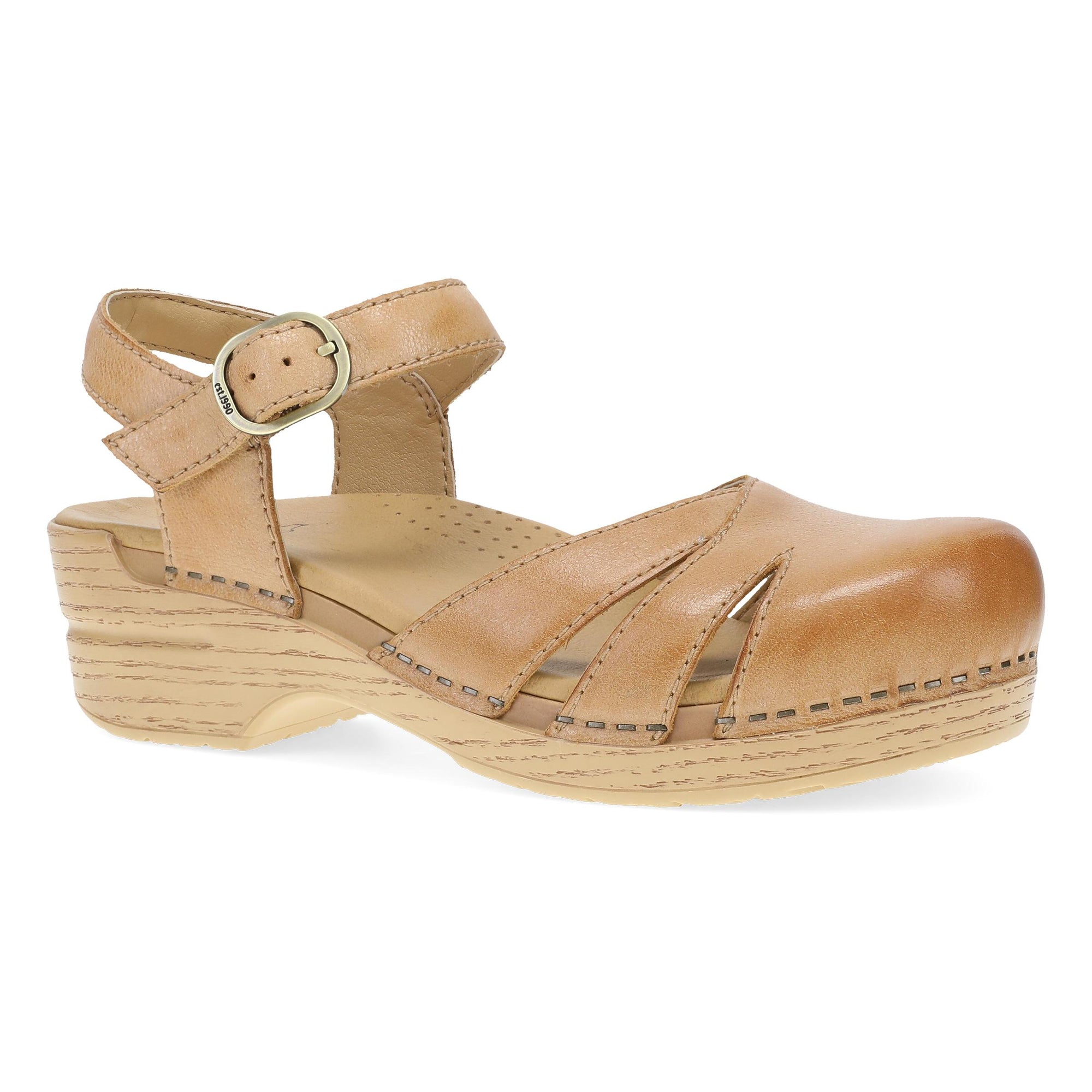 Primary image of Margreta Mary Jane Clog Honey Distressed