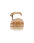 Toe image of Margreta Mary Jane Clog Honey Distressed
