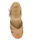 Top image of Margreta Mary Jane Clog Honey Distressed
