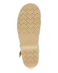 Bottom image of Margreta Mary Jane Clog Biscotti Leather