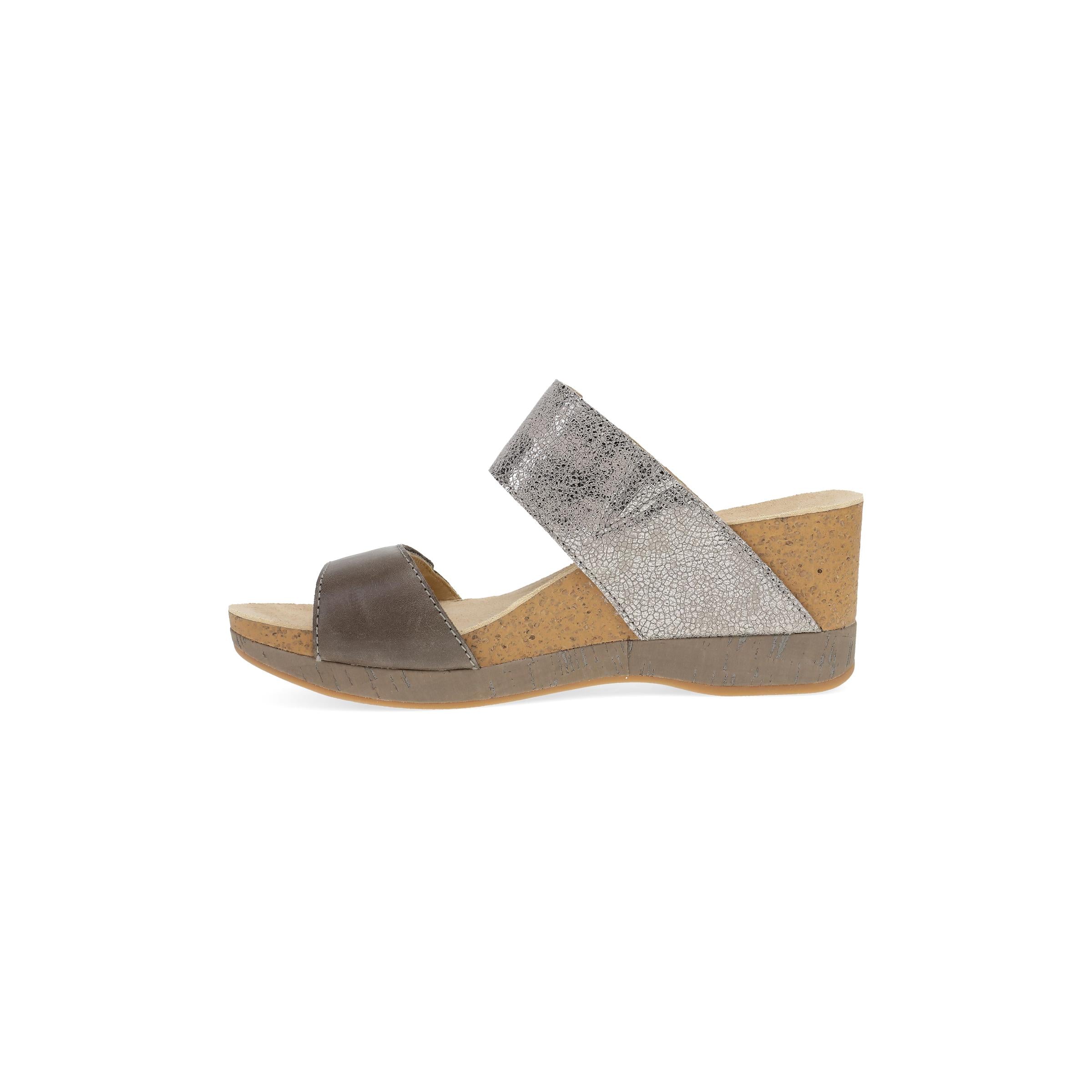 Shannon Pewter/Taupe Leather – Dansko