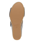Bottom image of Shannon Pewter/Taupe Leather