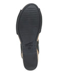 Bottom image of Stella Black Milled Nubuck