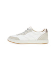 Side image of Josey White/Rose Gold Nappa