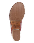 Bottom image of Asher Clog Red