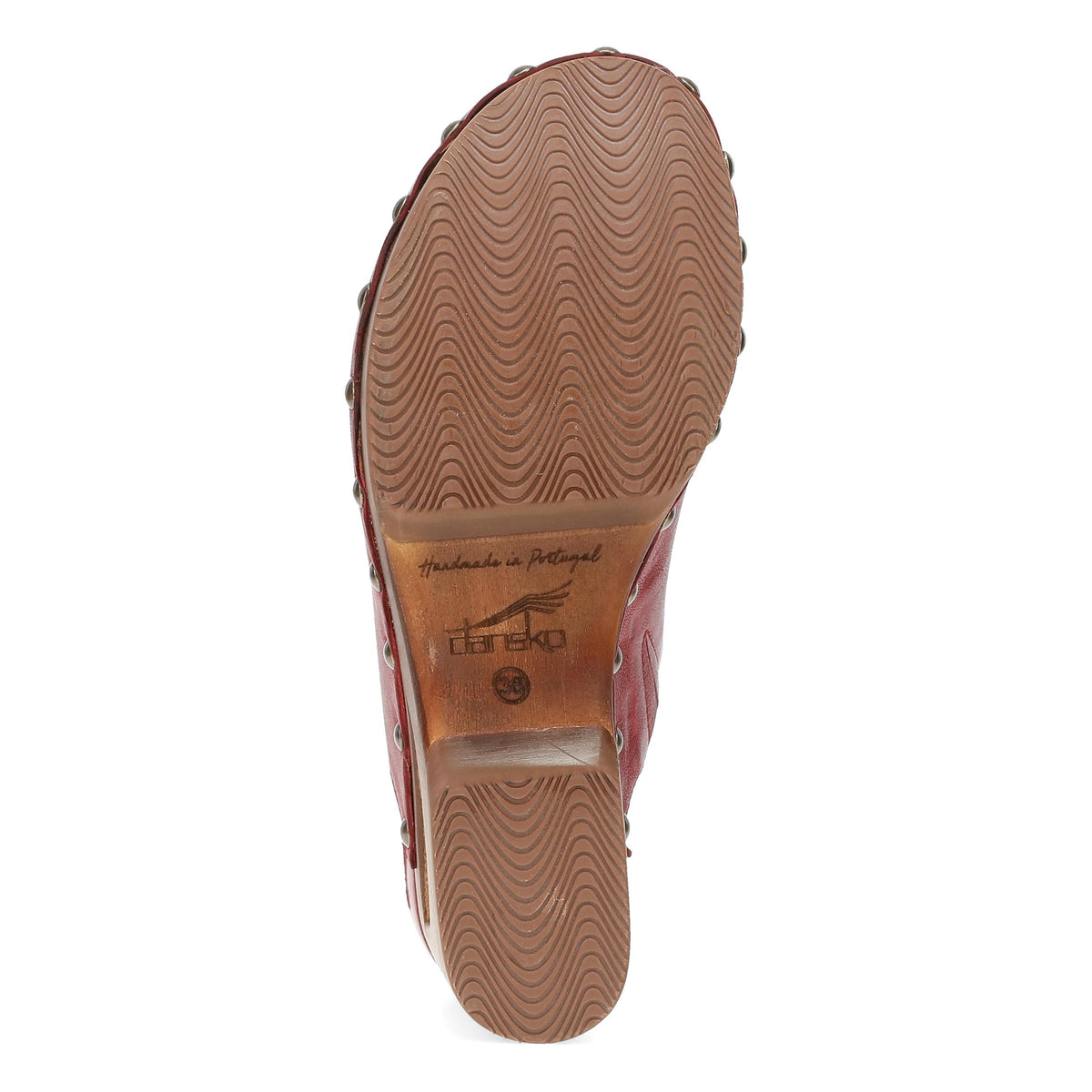 Bottom image of Asher Clog Red
