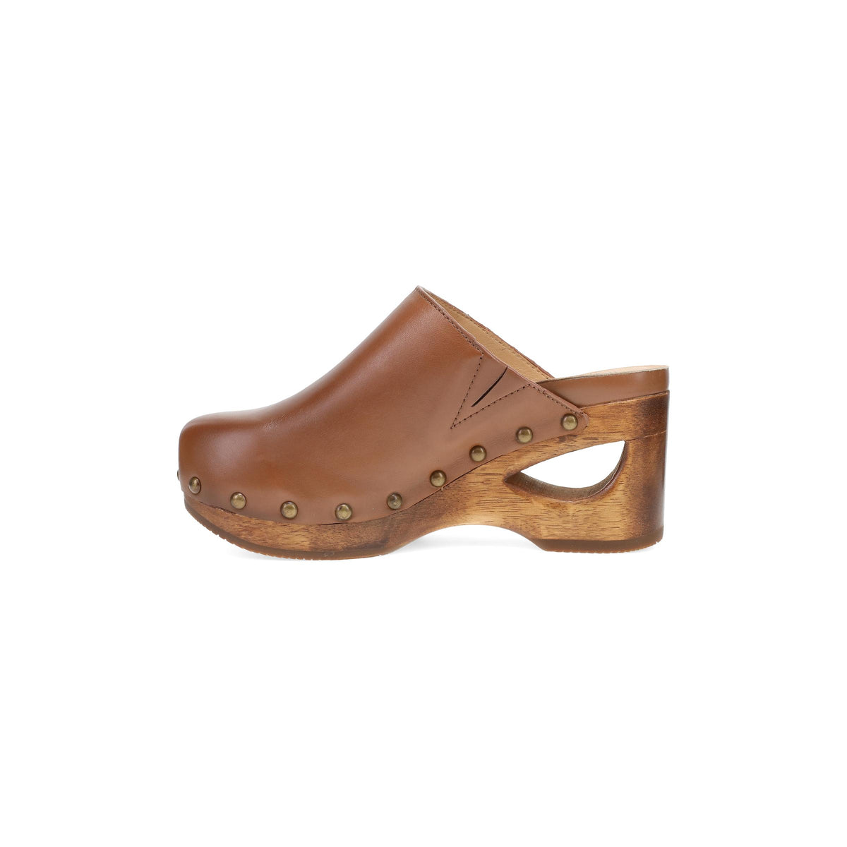 Side image of Asher Clog Natural Calf