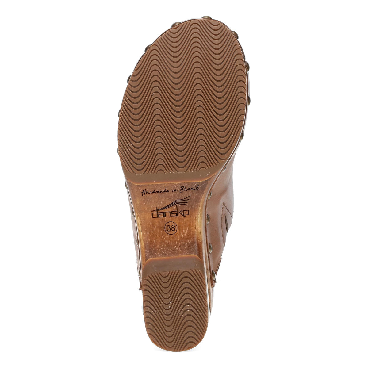 Bottom image of Asher Clog Natural Calf