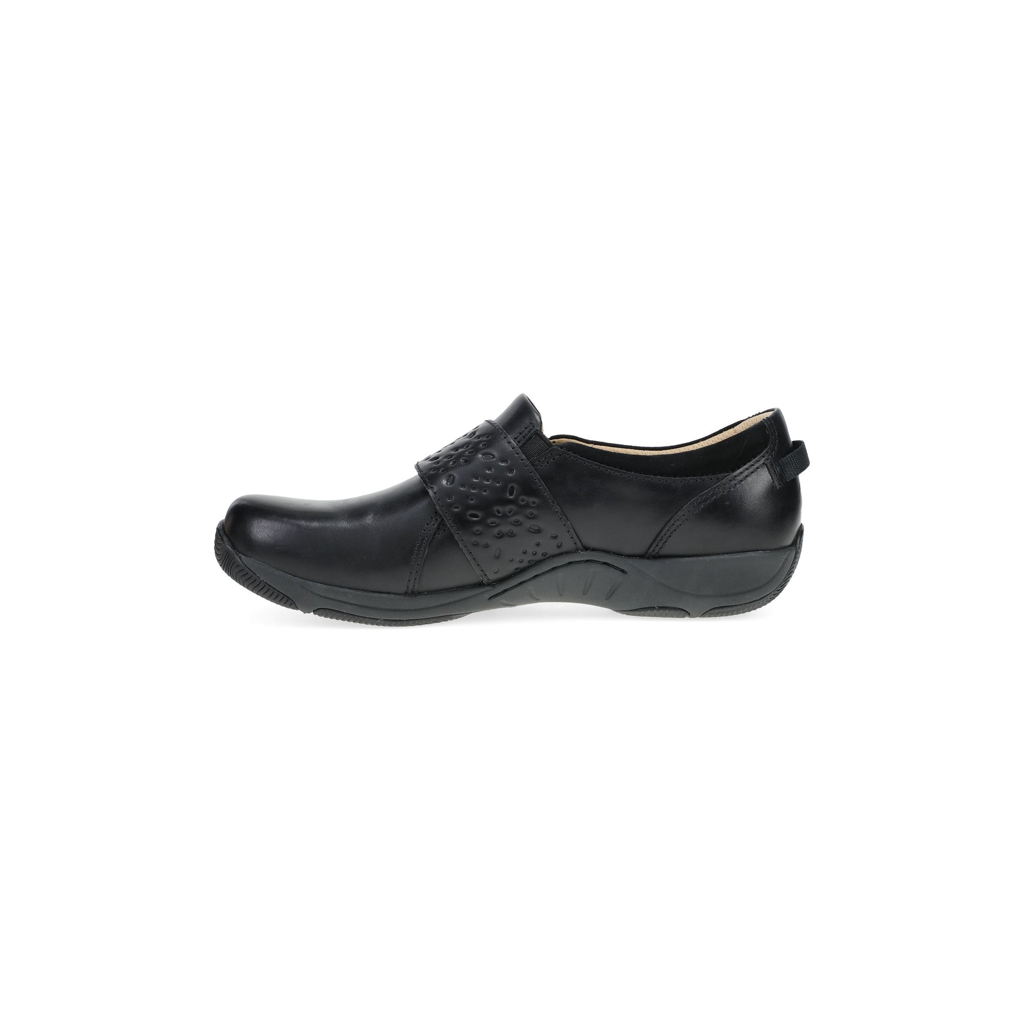 Side image of Sallie Black Waxy Burnished
