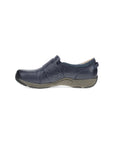 Side image of Sallie Navy Leather