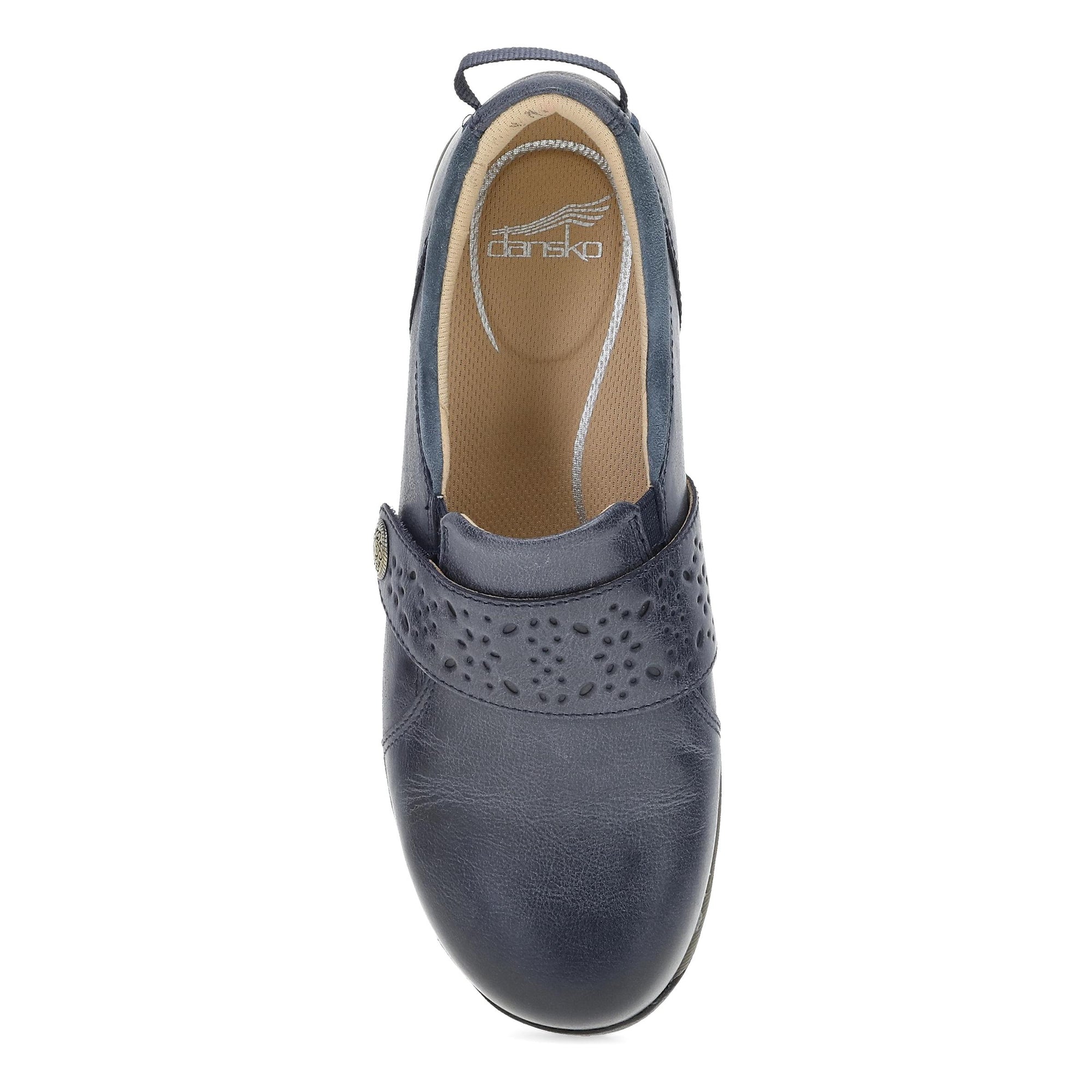 Top image of Sallie Navy Leather