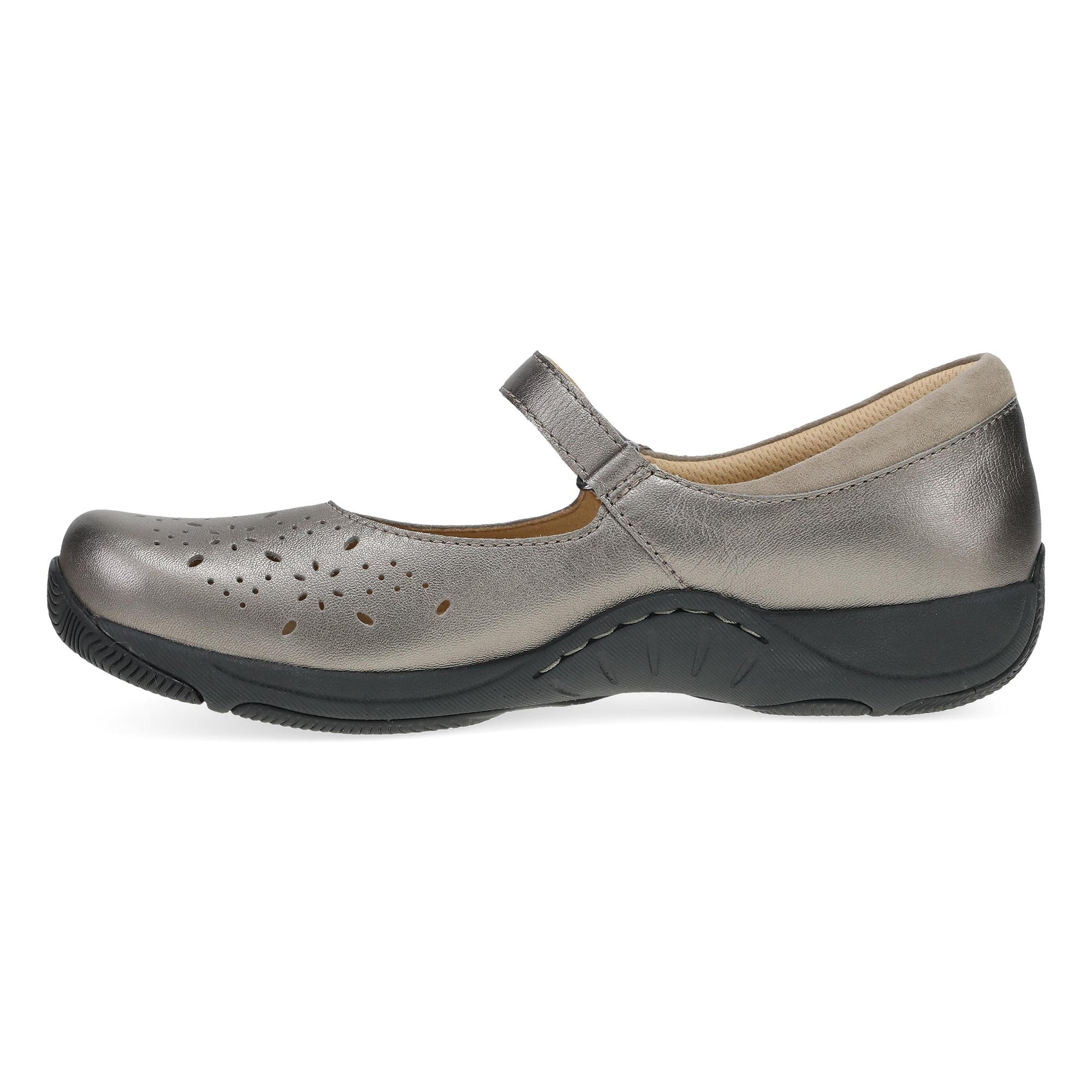 Side image of Stacy Pewter Metallic
