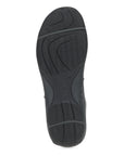 Bottom image of Stacy Wide Black Waxy Burnished