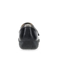 Heel image of Stacy Wide Black Waxy Burnished