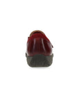 Heel image of Stacy Wide Red Waxy Burnished