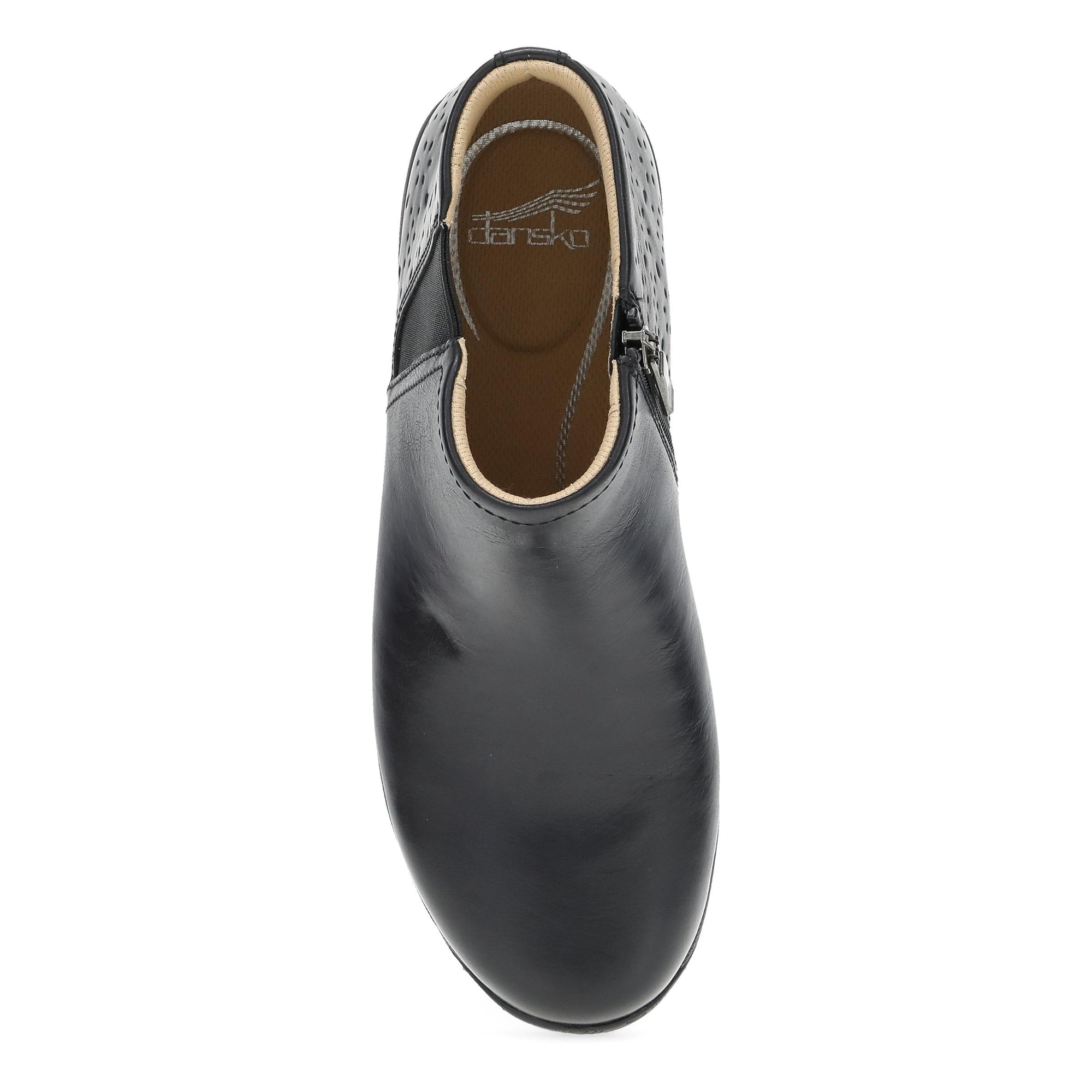 Top image of Sherry Black Waxy Burnished