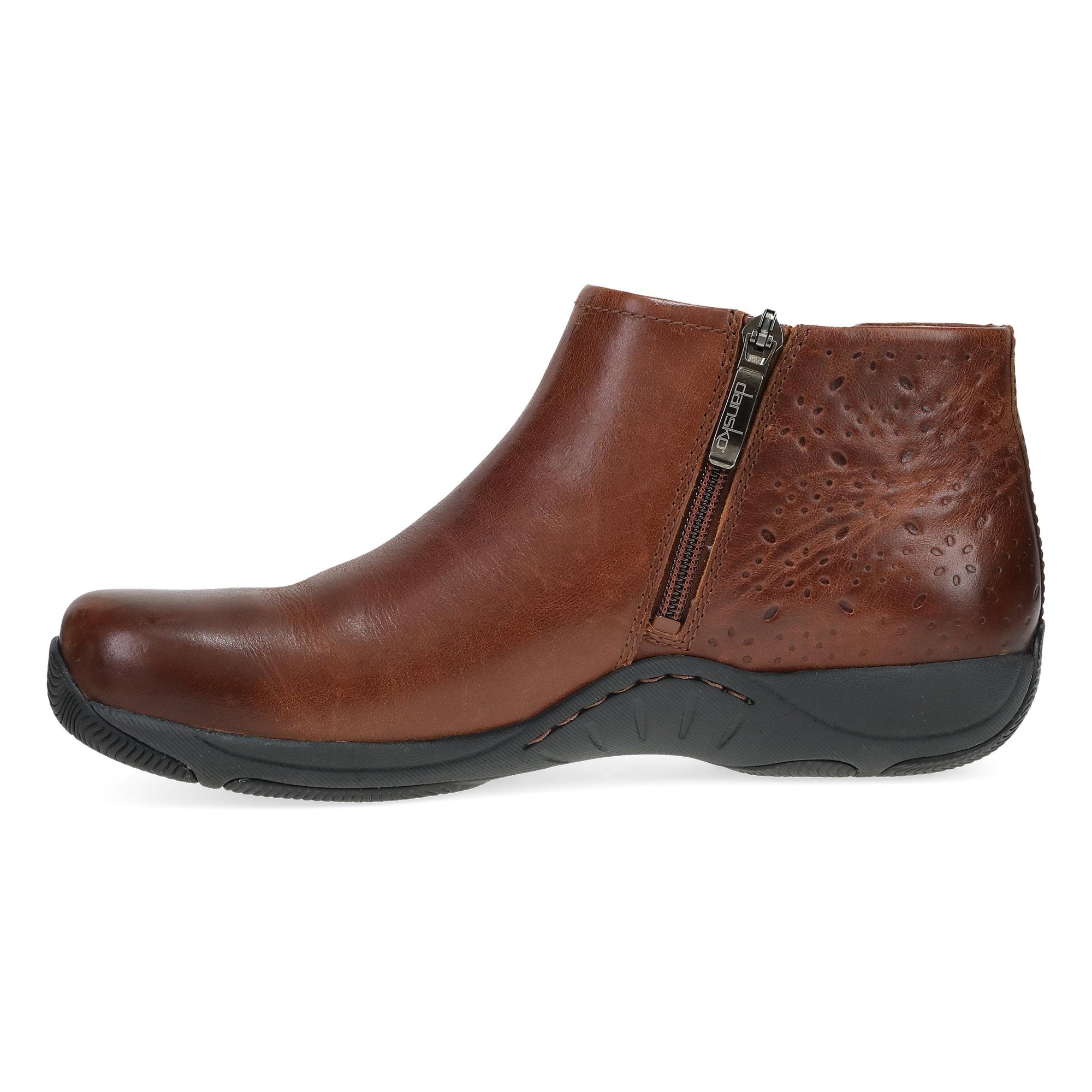 Side image of Sherry Cinnamon Waxy Burnished