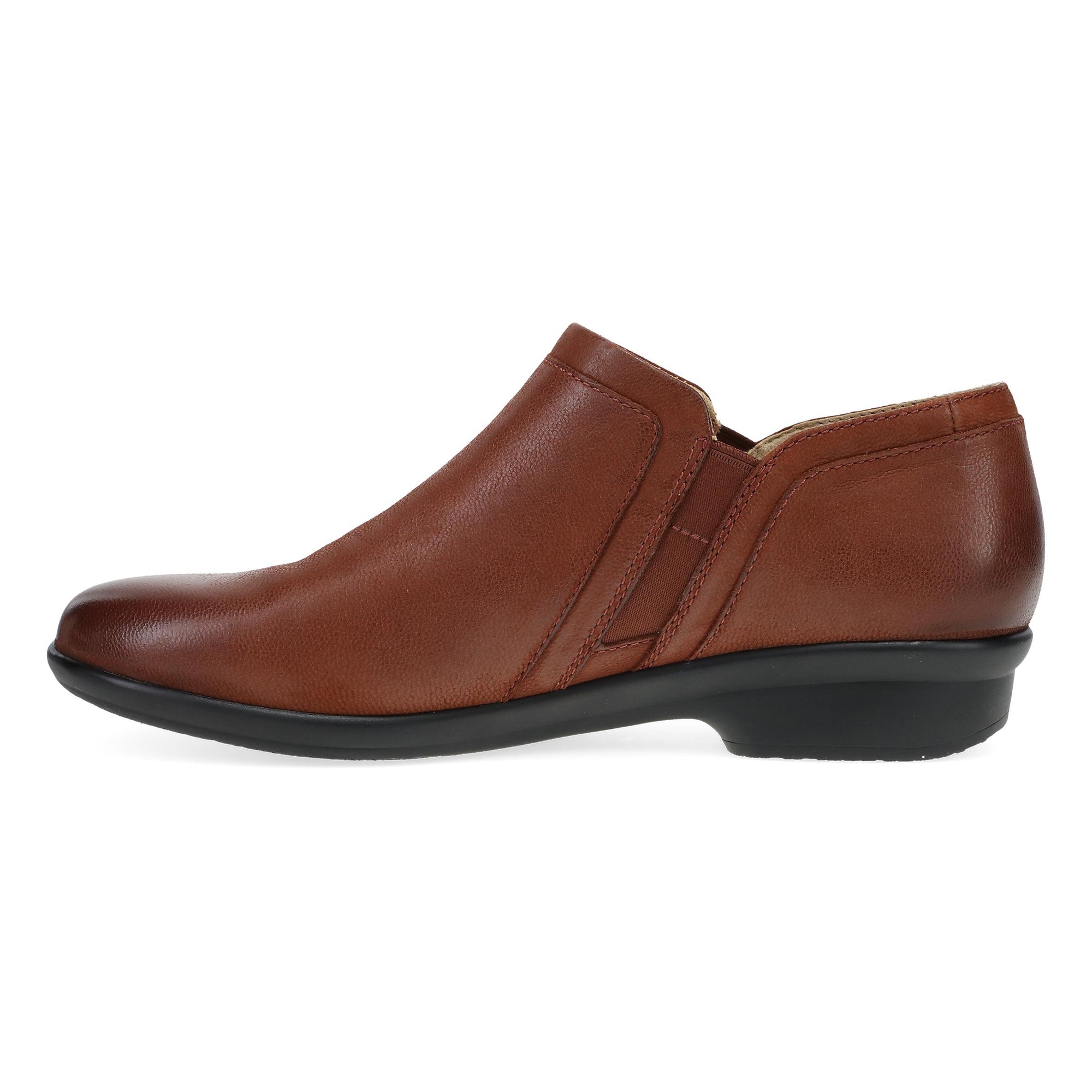 Side image of Cheryl Russet Burnished Nubuck