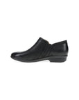 Side image of Cheryl Wide Black Burnished Nubuck