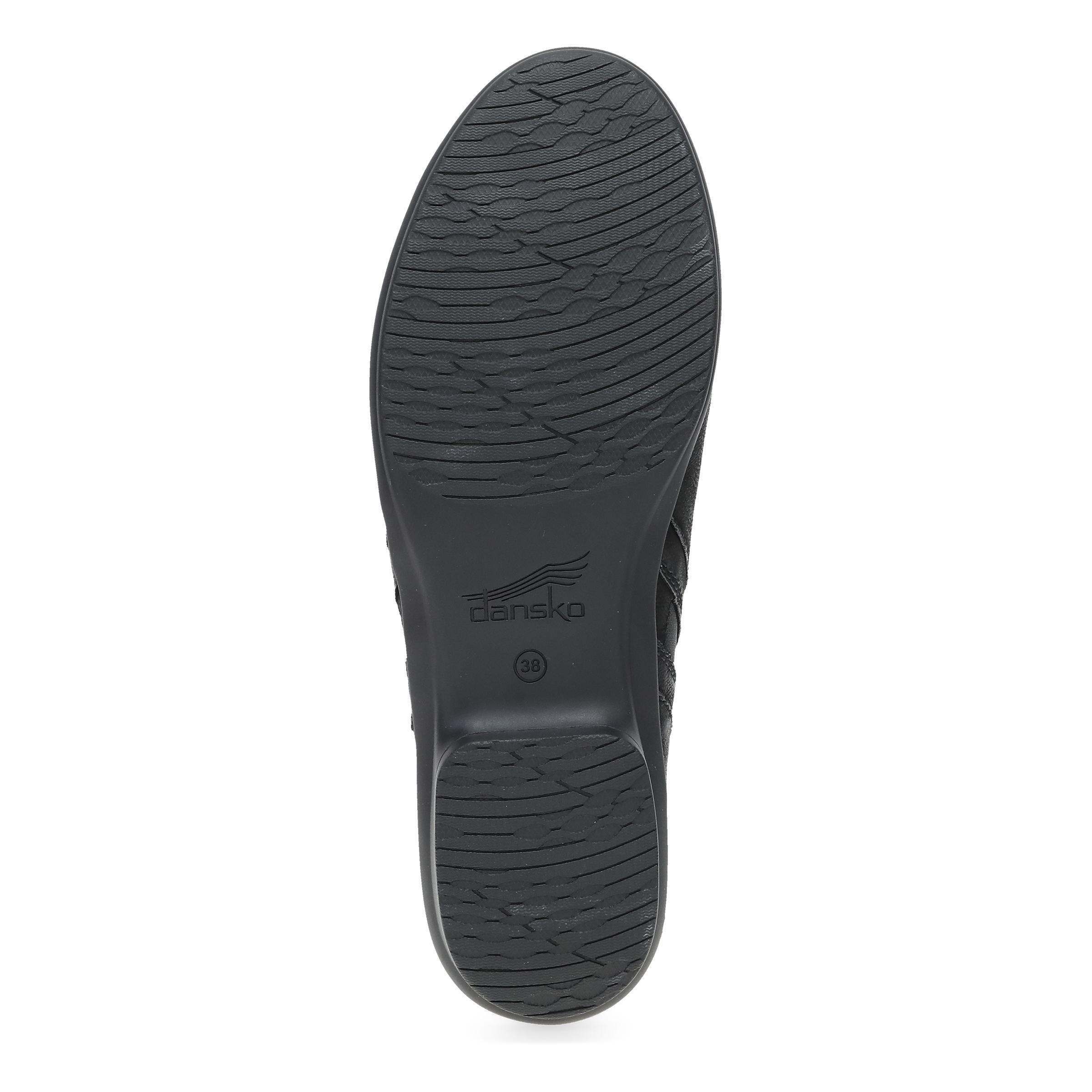 Cheryl Wide Black Burnished Nubuck – Dansko