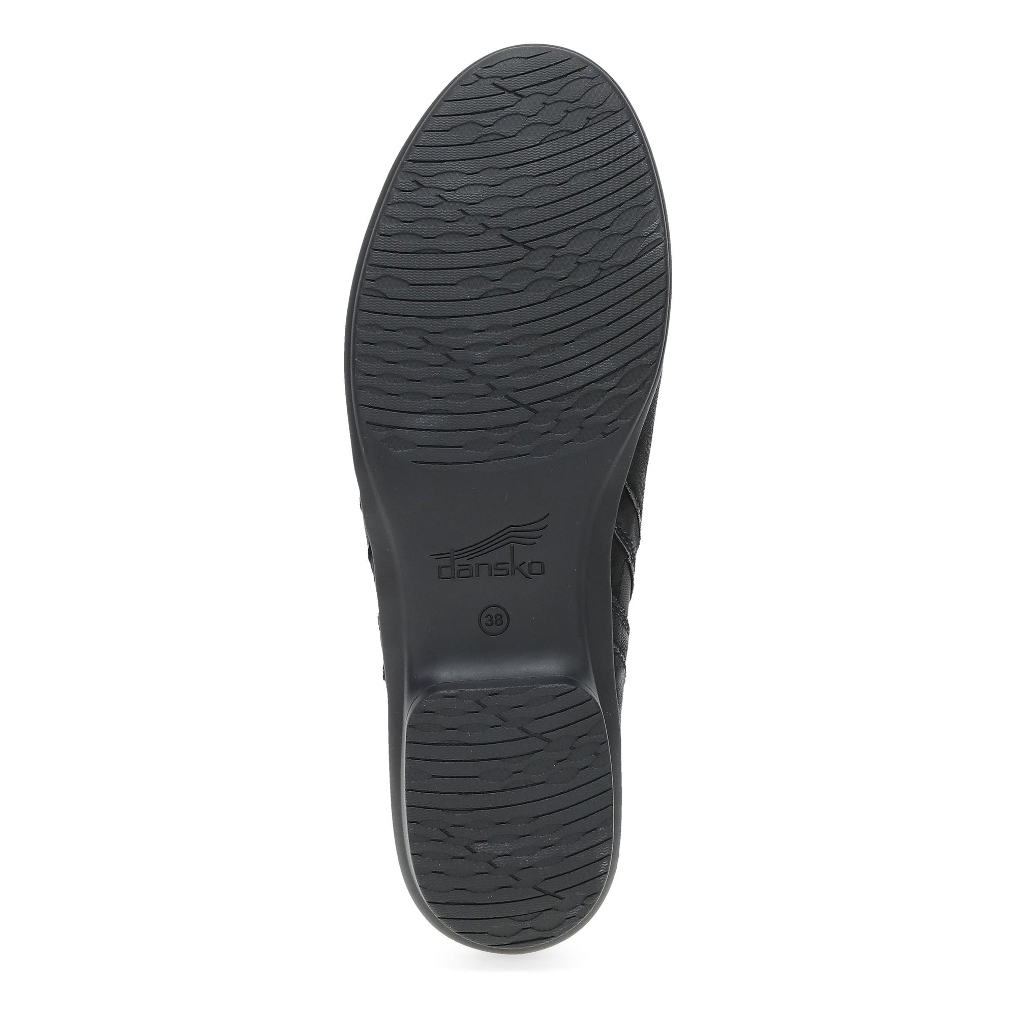 Bottom image of Cheryl Wide Black Burnished Nubuck