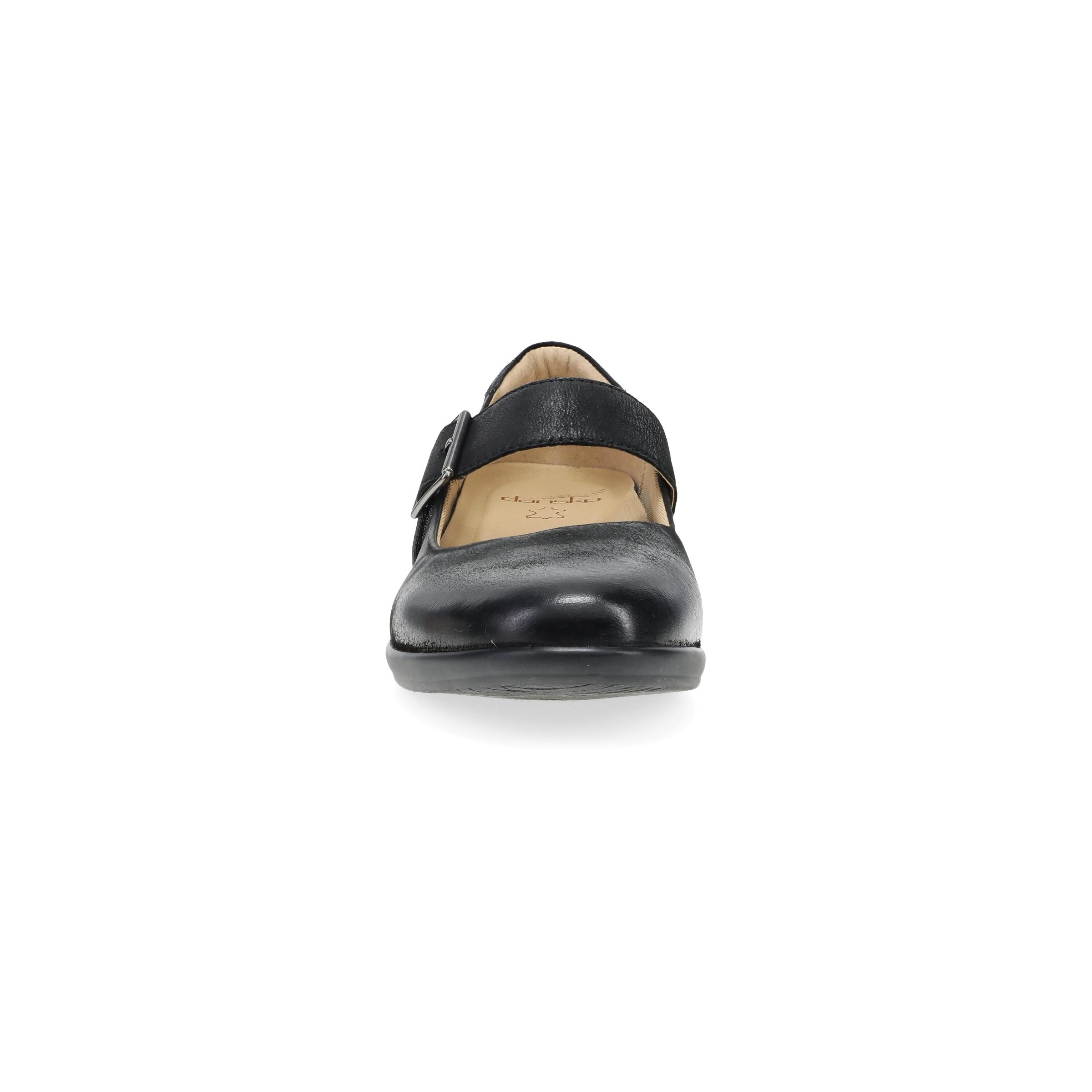 Collette Black Burnished Nubuck – Dansko