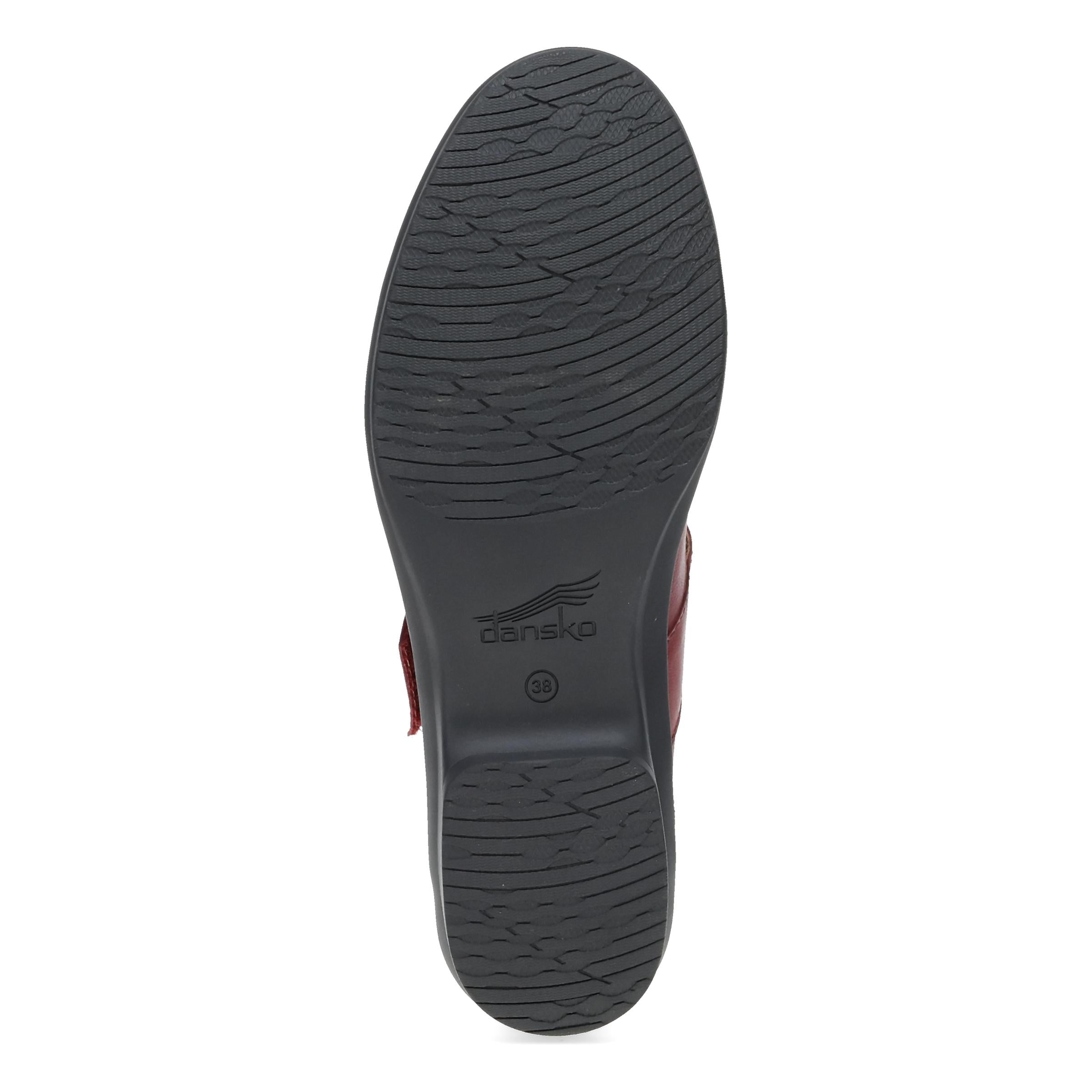 Collette Red Burnished Nubuck – Dansko
