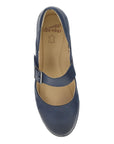 Top image of Collette Navy Burnished Nubuck