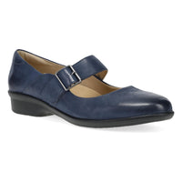 Primary image of Collette Wide Navy Burnished Nubuck