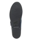 Bottom image of Collette Wide Navy Burnished Nubuck