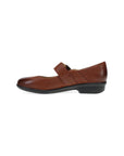 Side image of Collette Wide Russet Burnished Nubuck