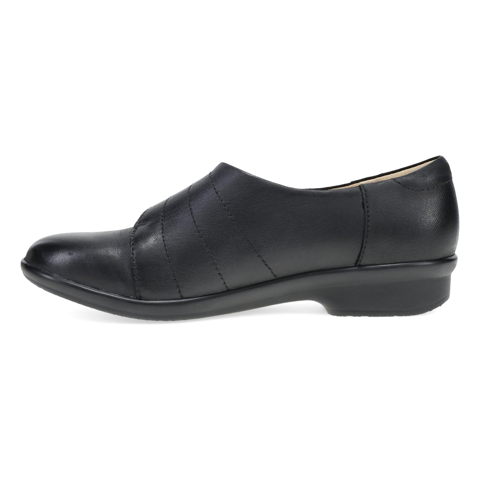 Side image of Chelsie Black Leather