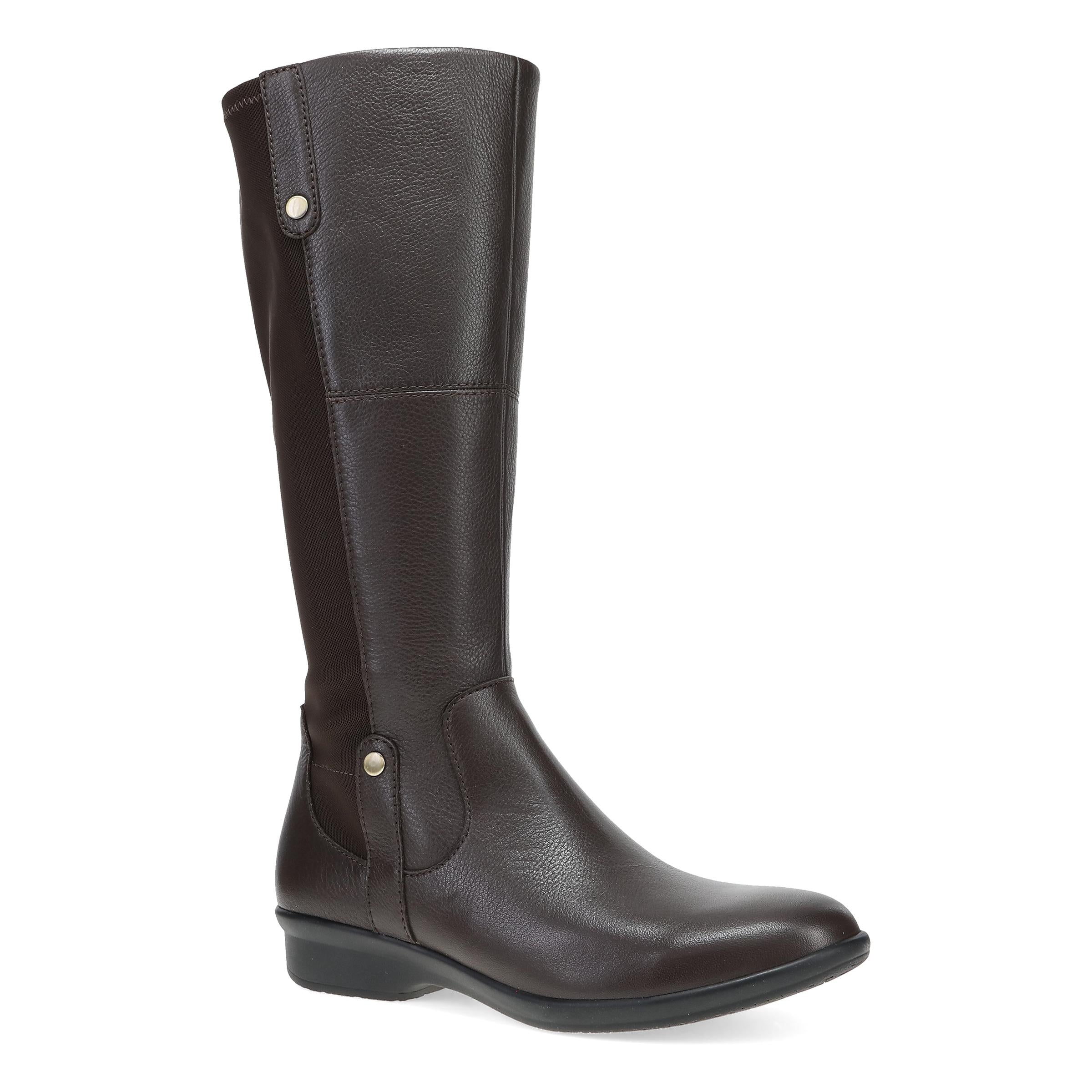 靴 Archive Belted Leather Boots high Carissa Chocolate – Dansko