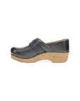 Side image of Pro Braided Clog Black Leather