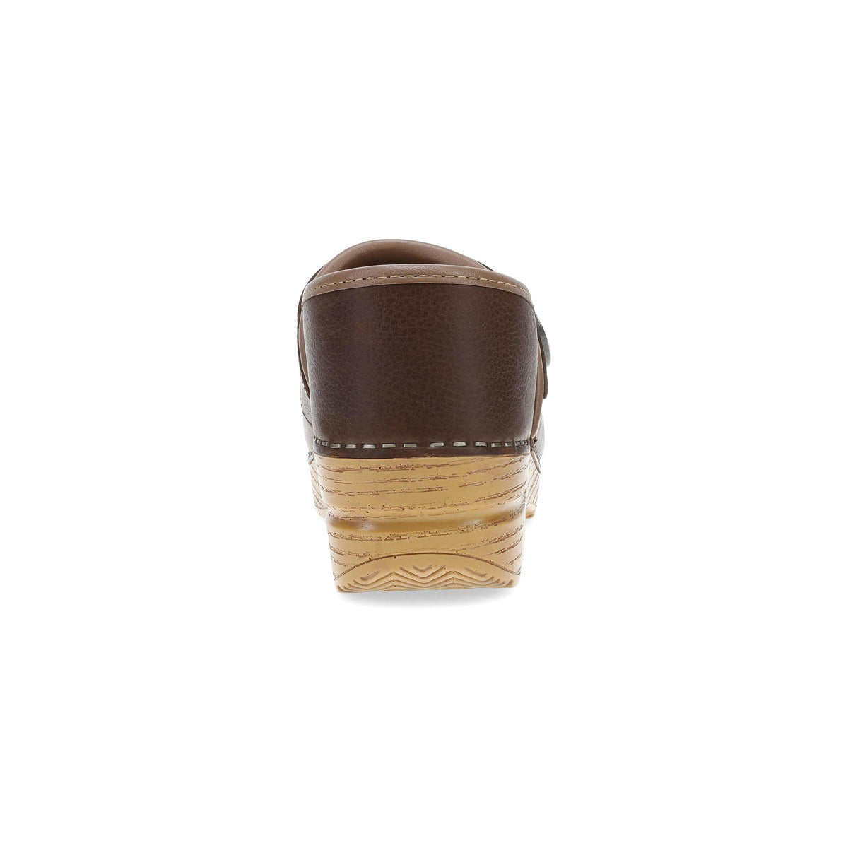 Heel image of Professional Button Clog Chocolate