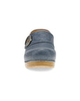 Toe image of Professional Button Clog Denim Leather