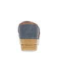 Heel image of Professional Button Clog Denim Leather