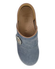 Top image of Professional Button Clog Denim Leather