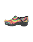 Side image of Professional Clog Prism Stripe Glitter
