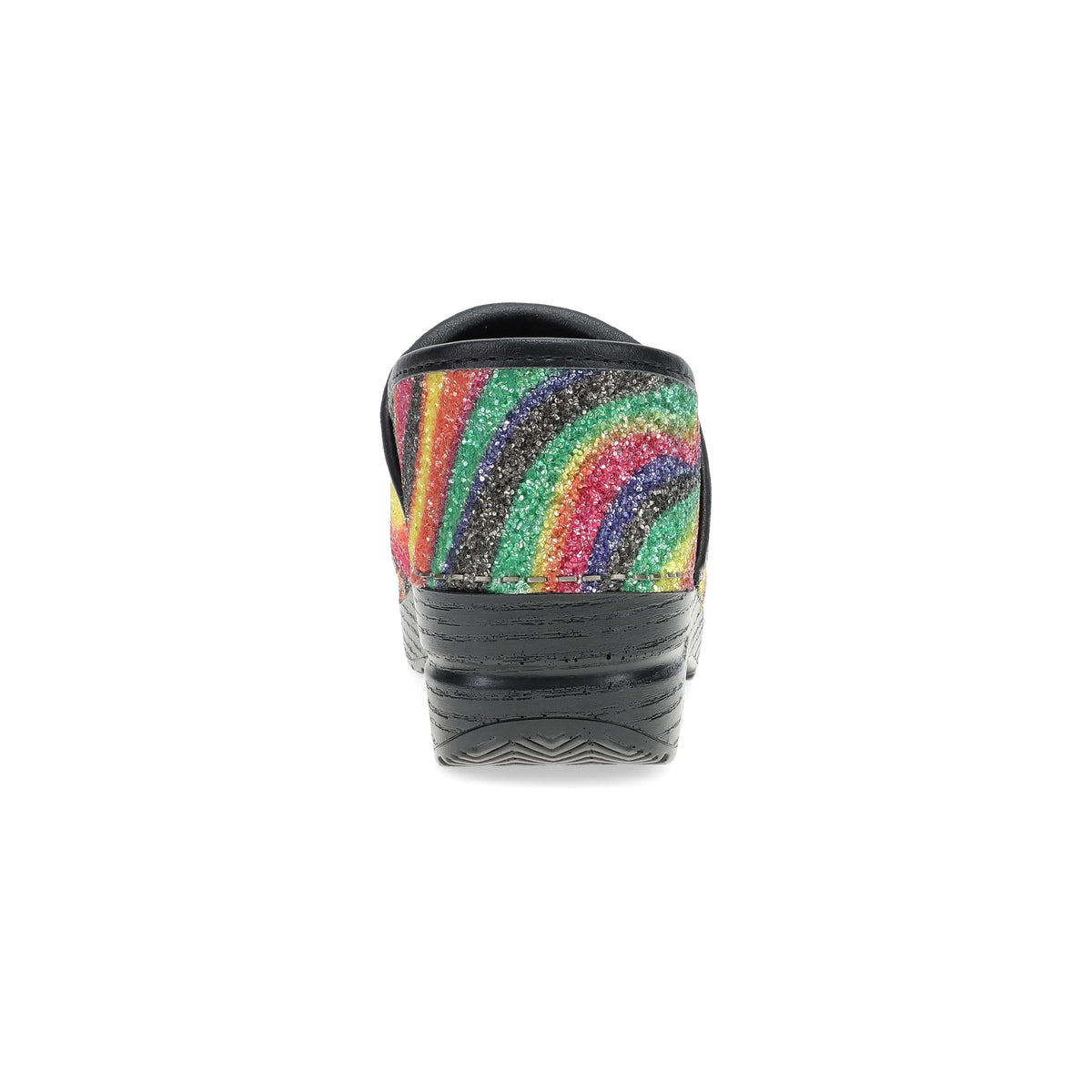 Heel image of Professional Clog Prism Stripe Glitter