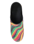 Top image of Professional Clog Prism Stripe Glitter