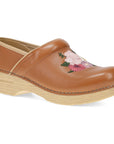 Primary image of Professional Clog Tan Floral Embroidered