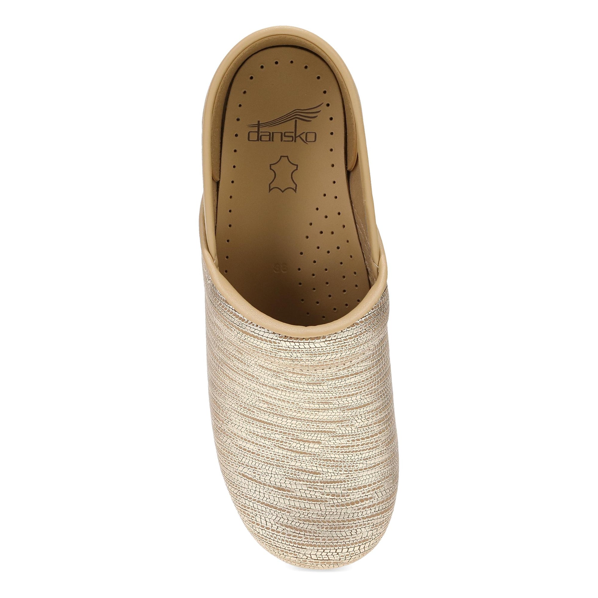 Top image of Professional Clog Gold Texture