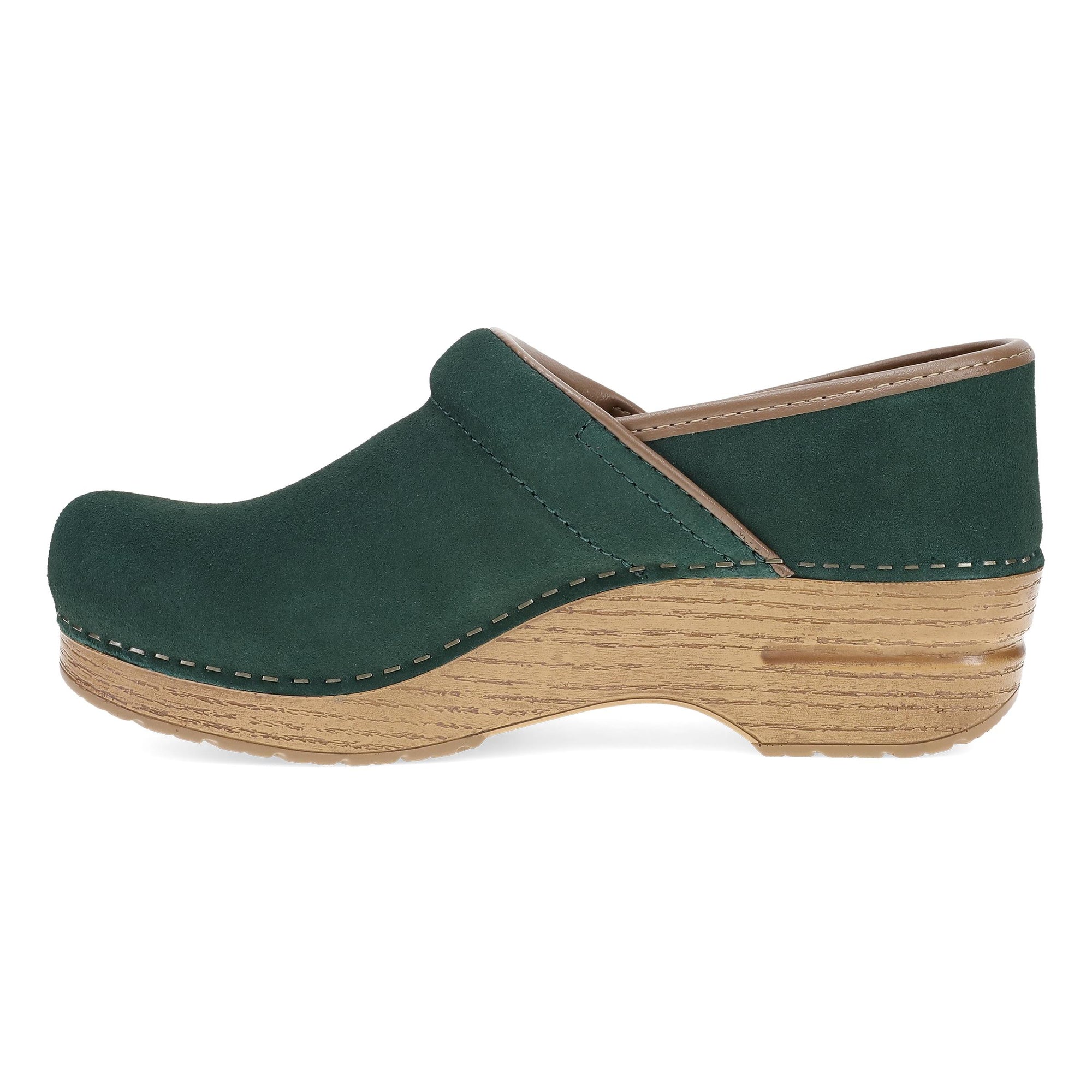 Side image of Professional Clog Evergreen Suede