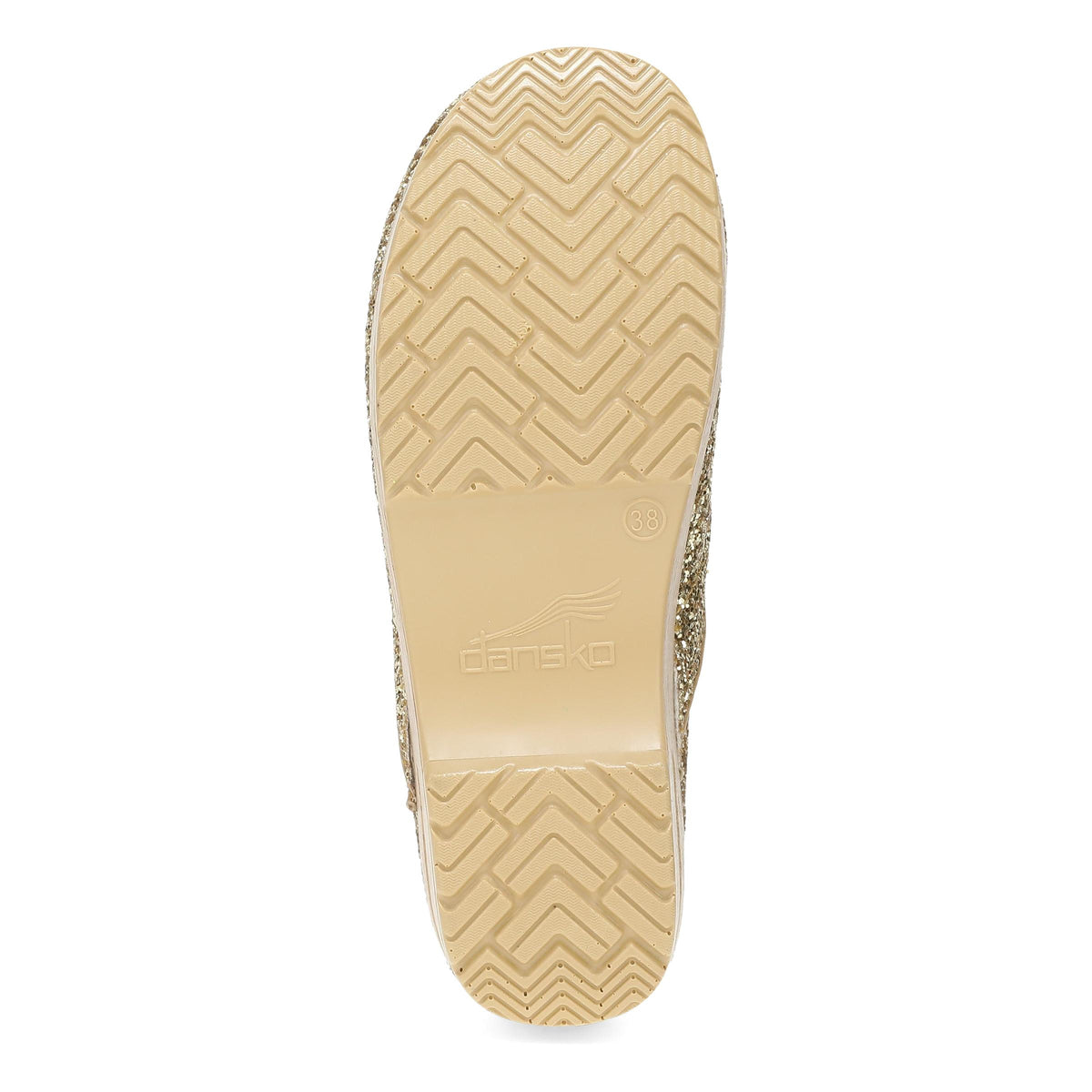 Bottom image of Professional Clog Gold Glitter